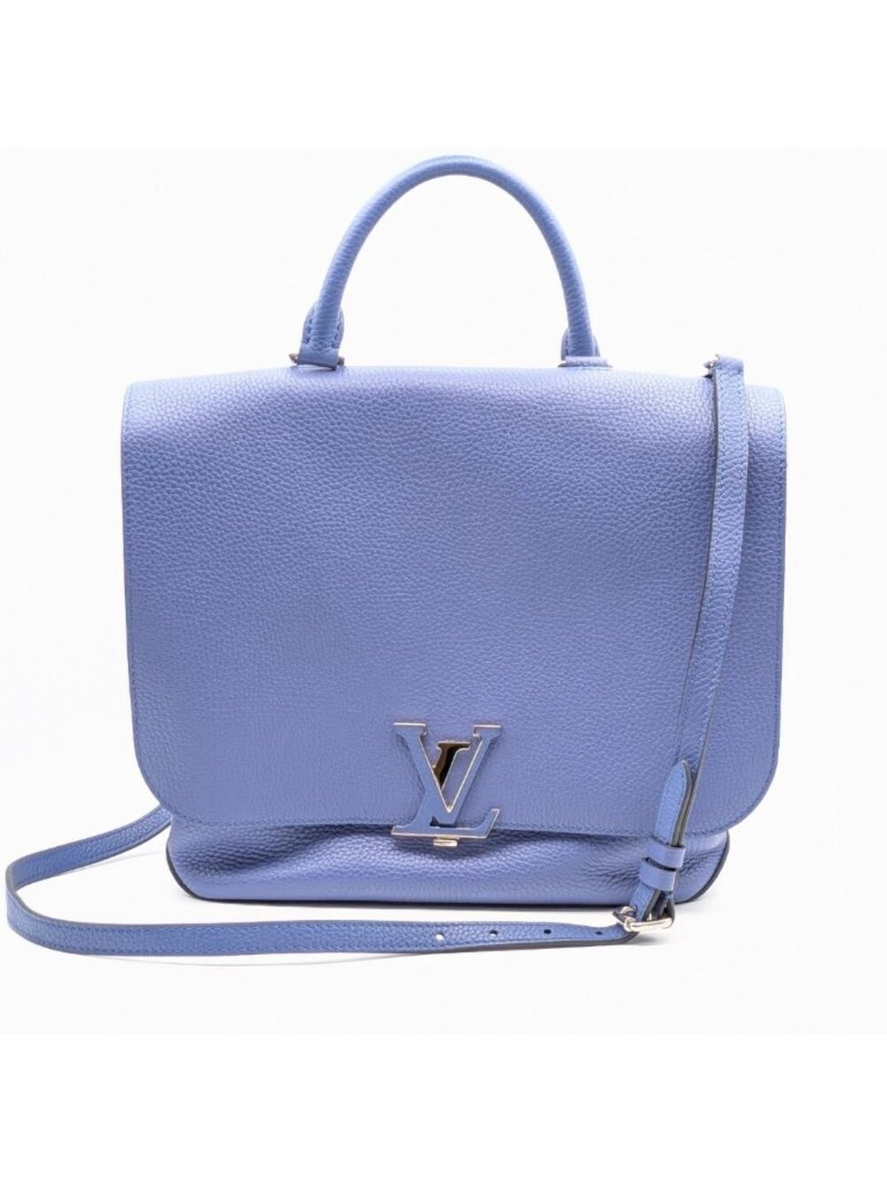 Louis Vuitton Taurillon Parnassea Volta Logo 2-Way Shoulder Bag Leather Blue